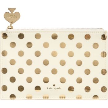 Gold Dot Pencil Pouch
