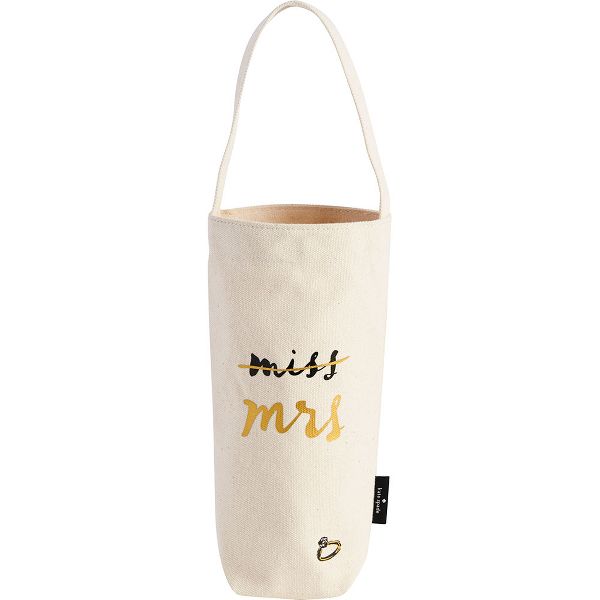 Miss to Mrs Wine Tote Bag