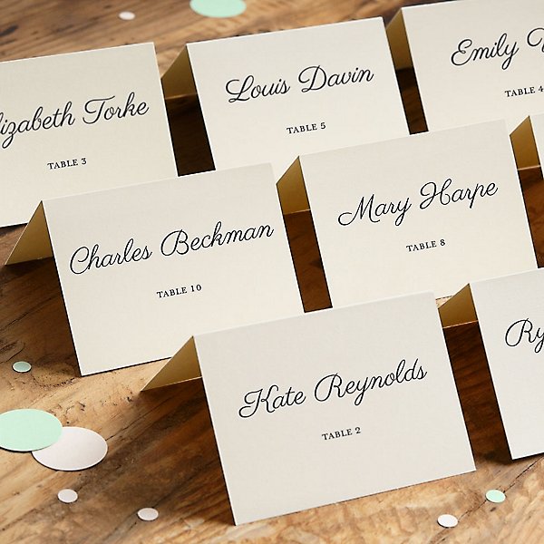 Superfine Soft White Printable Place Cards | Paper Source
