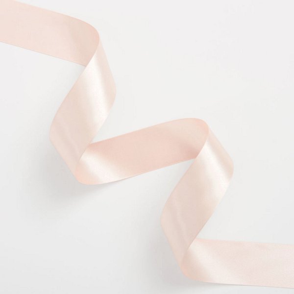 HUIHUANG Blush Pink Ribbon 2 inch Double Face Blush Satin Ribbon Wedding  Ribbon for Flower Bouquet, Dress Chair Sashes, Invitations Card, Gift