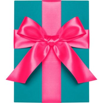 Neon Pink Satin Ribbon