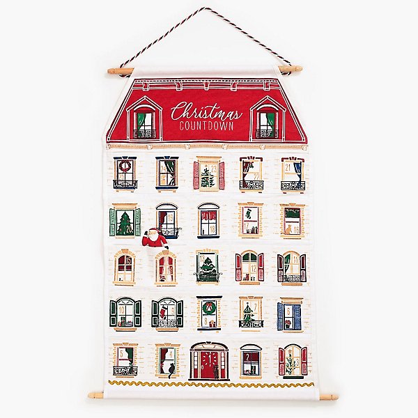 Details about   P1 Pier 1 Countdown To Christmas Hanging Kraft Bag Sticker Advent Calender Set 