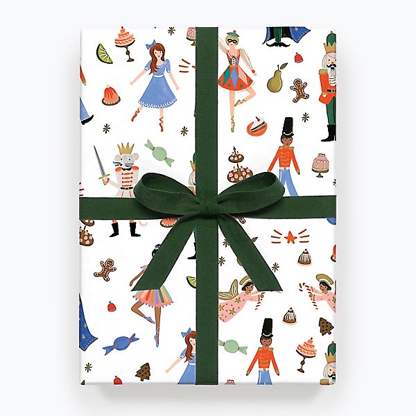 Nutcracker Christmas wrapping paper.