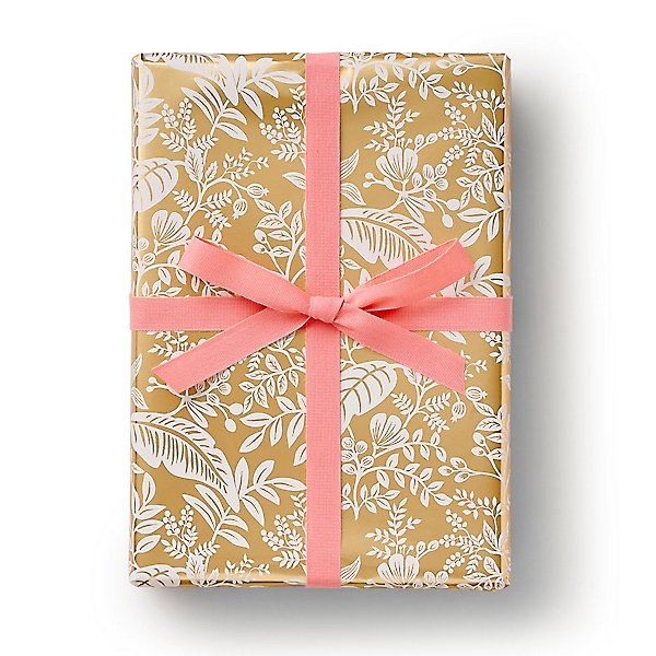 2x Black & Gold Butterflies GiftWrap Wrapping Paper Birthday Wedding Garden 