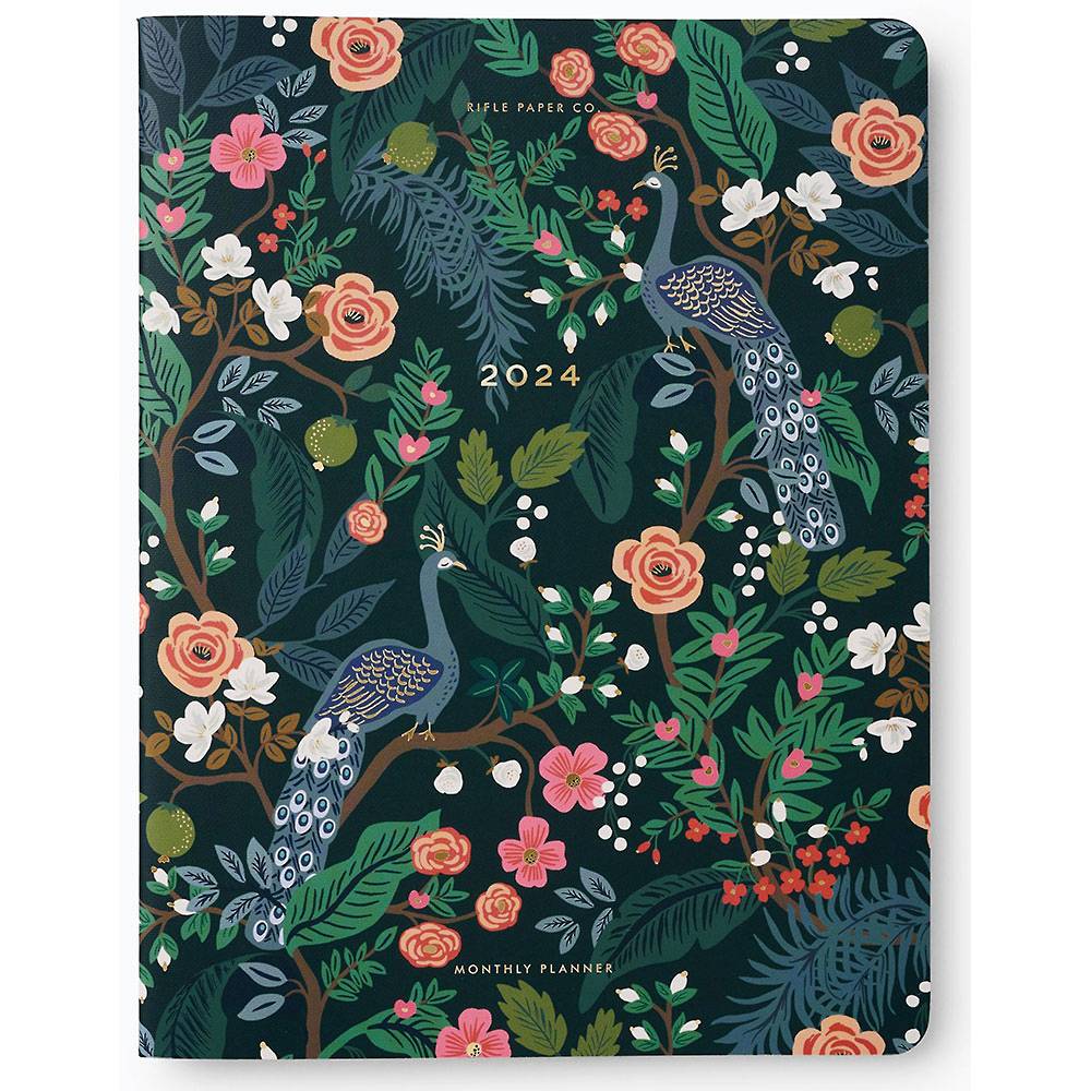 2024 Rifle Paper Co. Peacock Monthly Planner