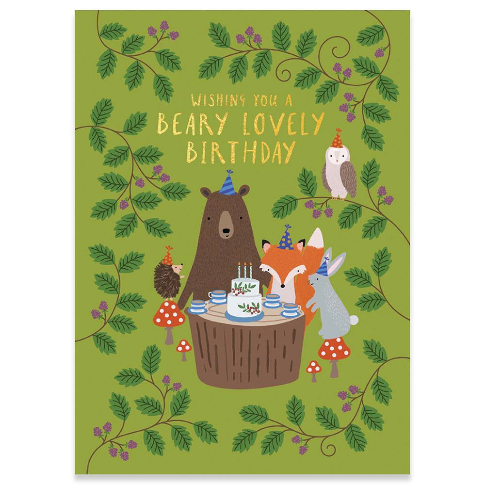 Beary Lovely Birthday Card