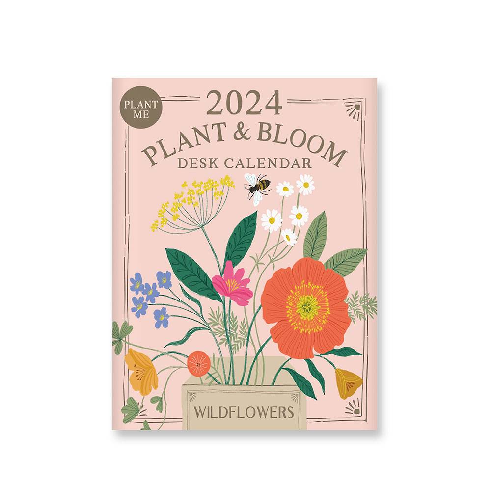 2024 Let Love Grow Plant & Bloom Desk Calendar