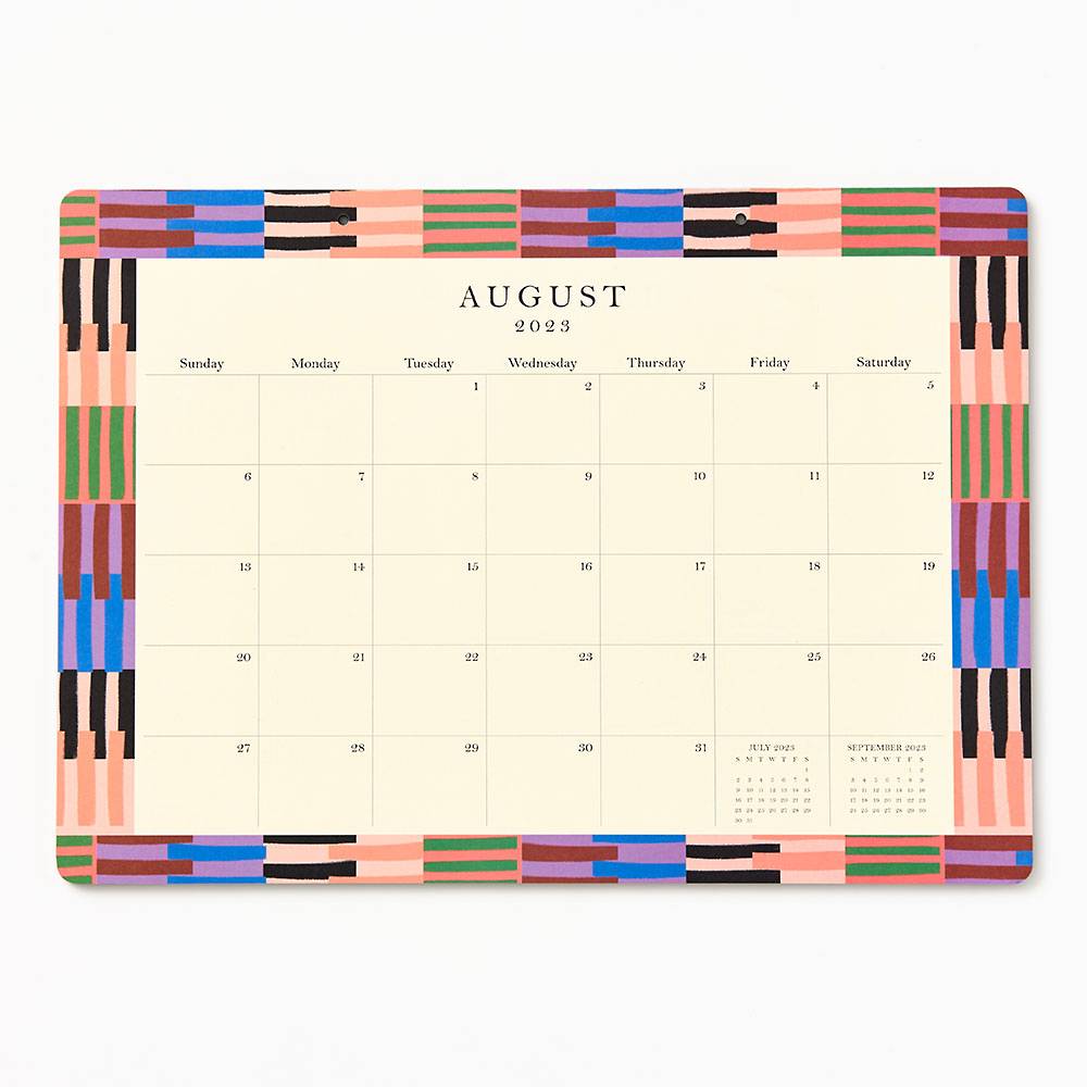 2023-2024 Stripes Desk Calendar