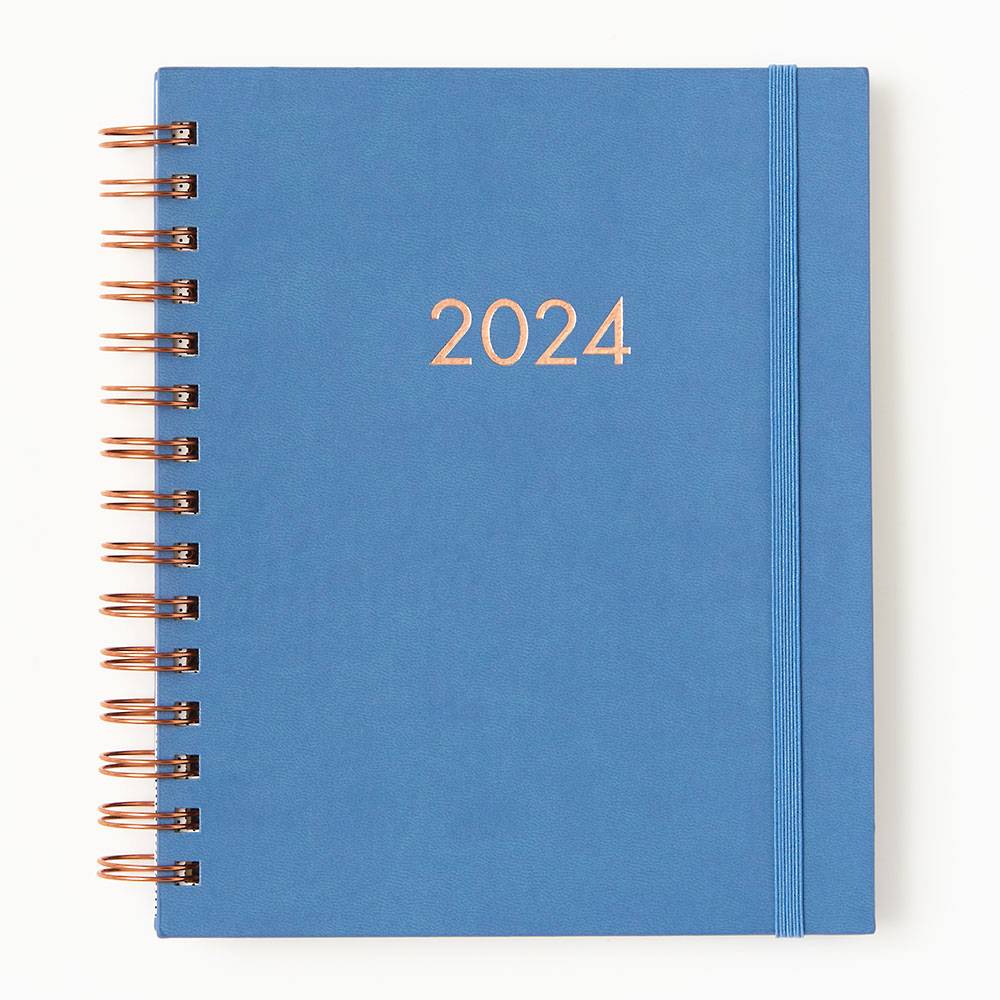 2024 Chicago Avenue Dusty Blue Weekly Planner