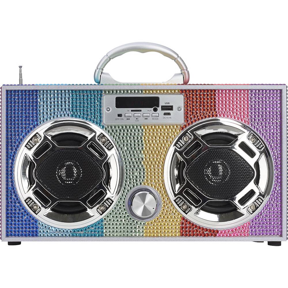 Rainbow Bling Boom Box | Paper Source Rainbow Bling Boom Box | Paper Source