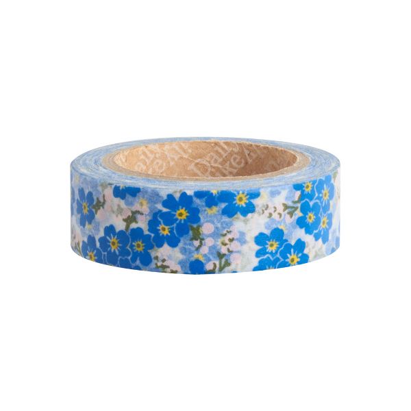 Blue Cherry Blossom Floral Washi Tape