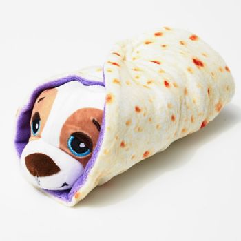 stuffed animal burrito toy