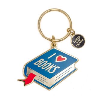 I Heart Books Keychain | Paper Source