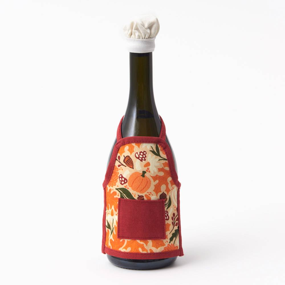 Wine Bottle Apron & Chef Hat