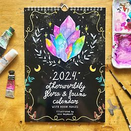  2024 Blank Color Pages Scrapbook Wall Calendar - 12 x 9,  Bookstore Quality, Spiral Bound, Scrapbooking materials not included :  Office Products