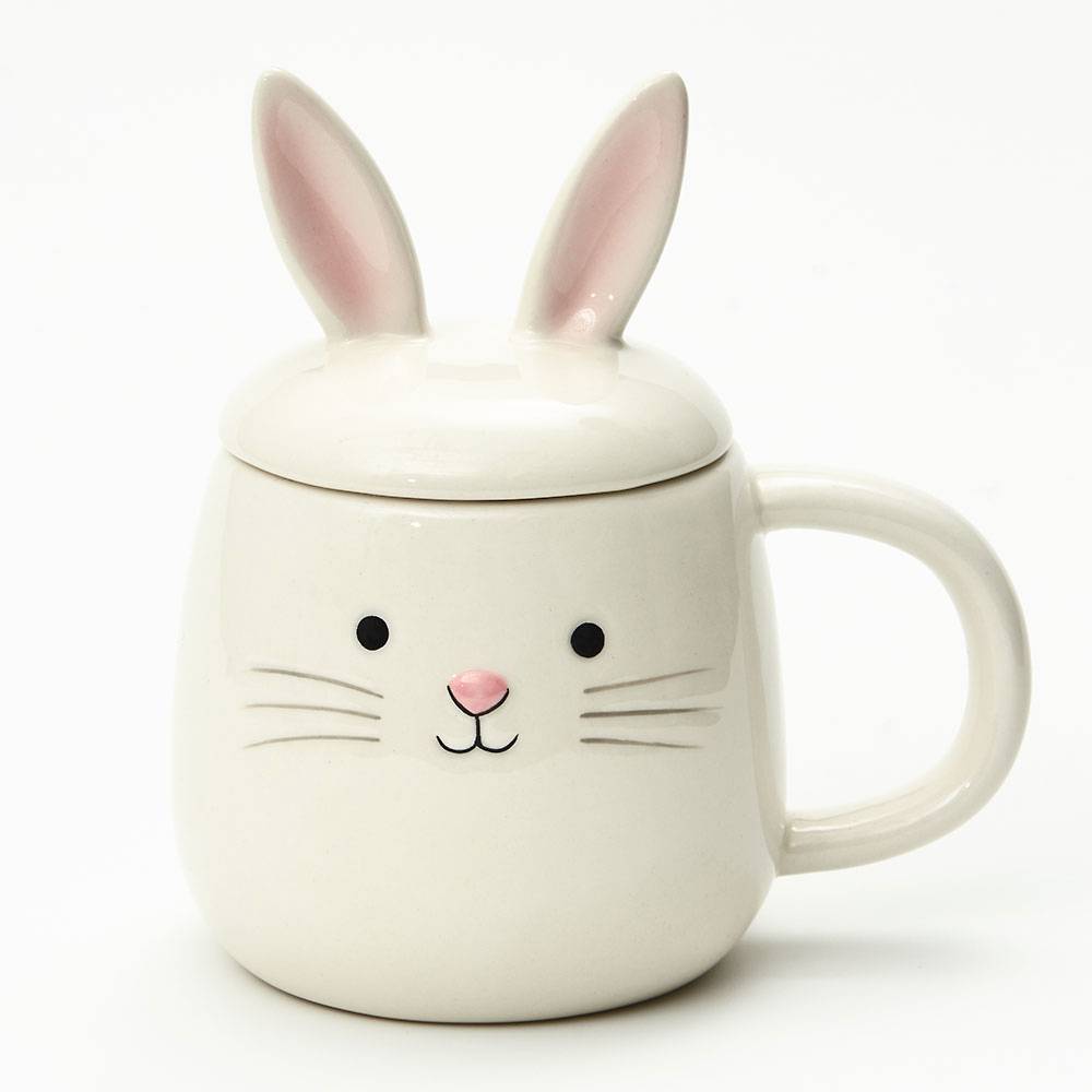 Bunny Mug with Lid