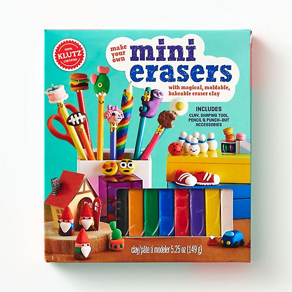 Creative Kids World Tour Eraser Clay - Sculpt Over 25 Miniature Erasers
