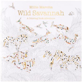 Wild Savannah Coloring Book