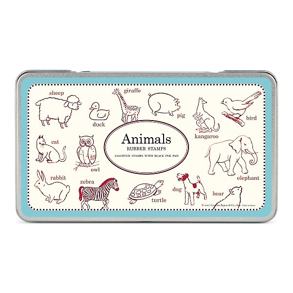 Animals Rubber Stamp Set
