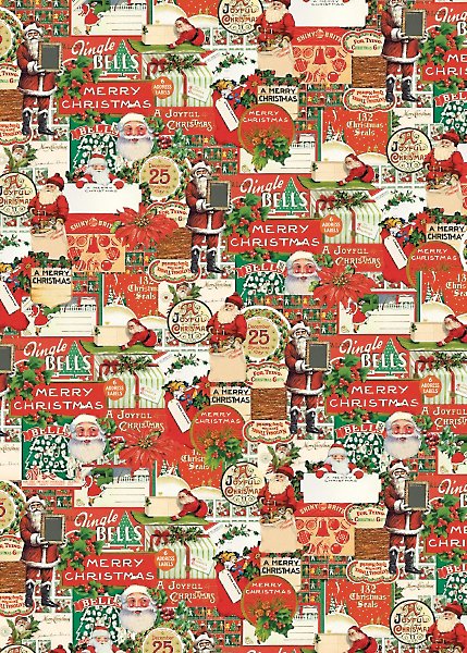 Details about   VTG CHRISTMAS 1960 STORE WRAPPING PAPER FARM SCENE CHURCH COVERED BRIDGE 2 YARDS 