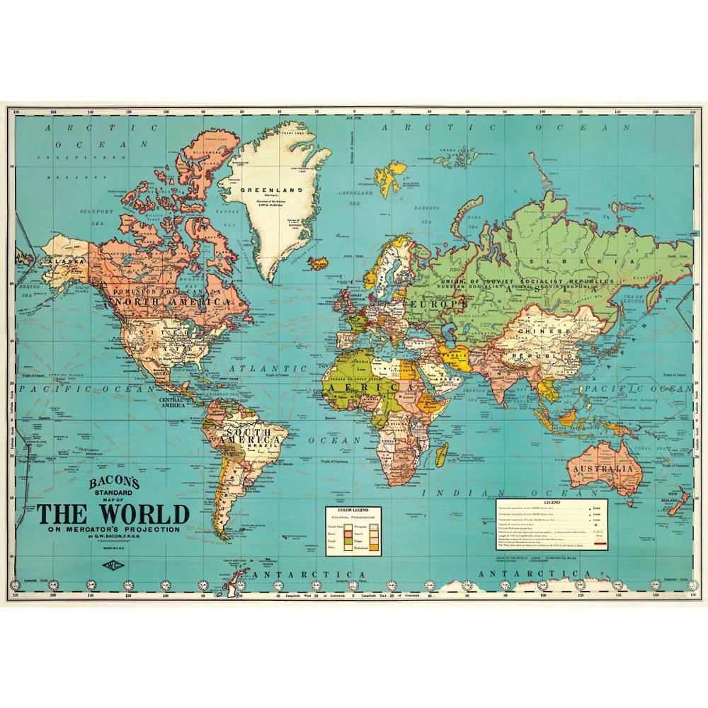 New World In A Box Create and Print Maps of the World