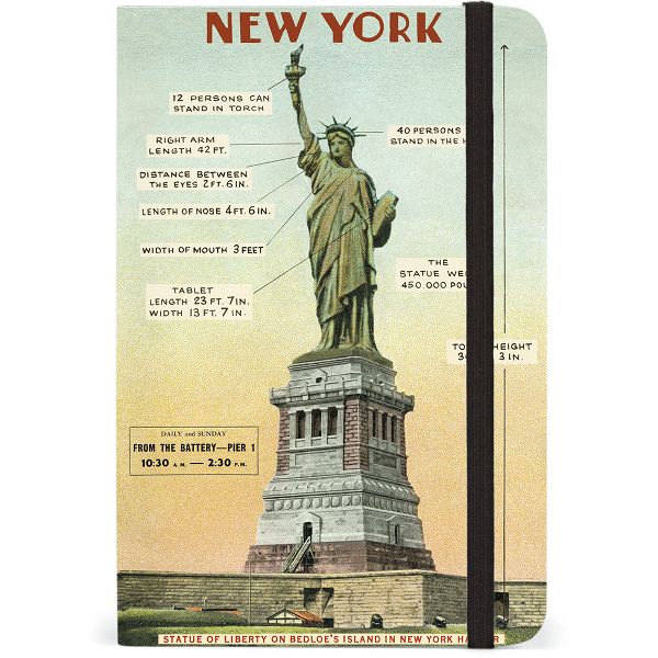 Vintage New York Statue of Liberty Icon Journal