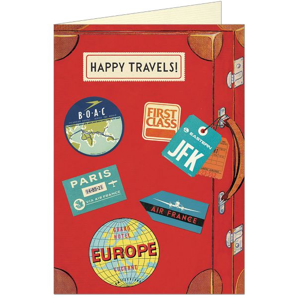 Happy Travels Greeting Card