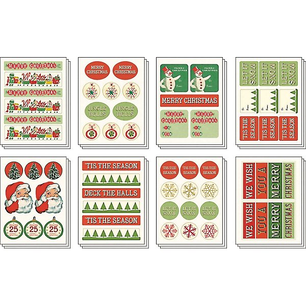 Paper Source Christmas Icons To/From Adhesives (Regular)