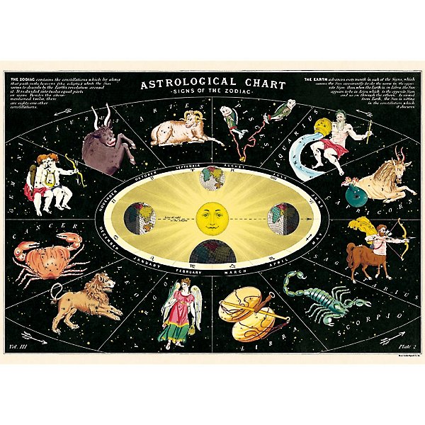 Astrological Chart Wrap & Poster | Paper Source