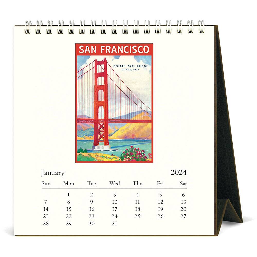 2024 San Francisco Desk Calendar
