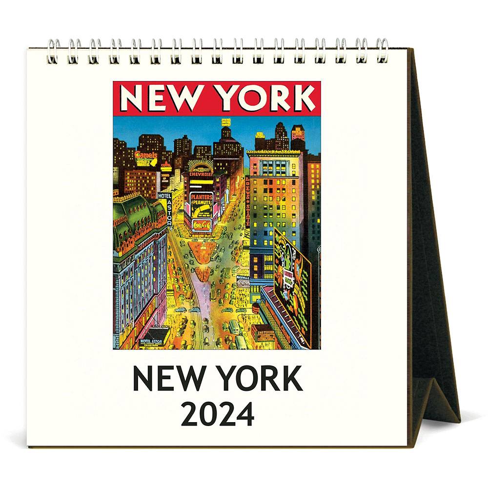 2024 Cavallini & Co. New York Desk Calendar