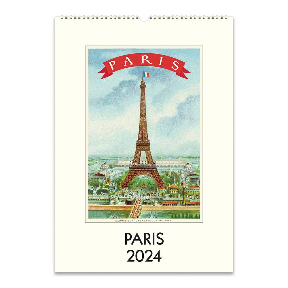 2024 Paris Wall Calendar