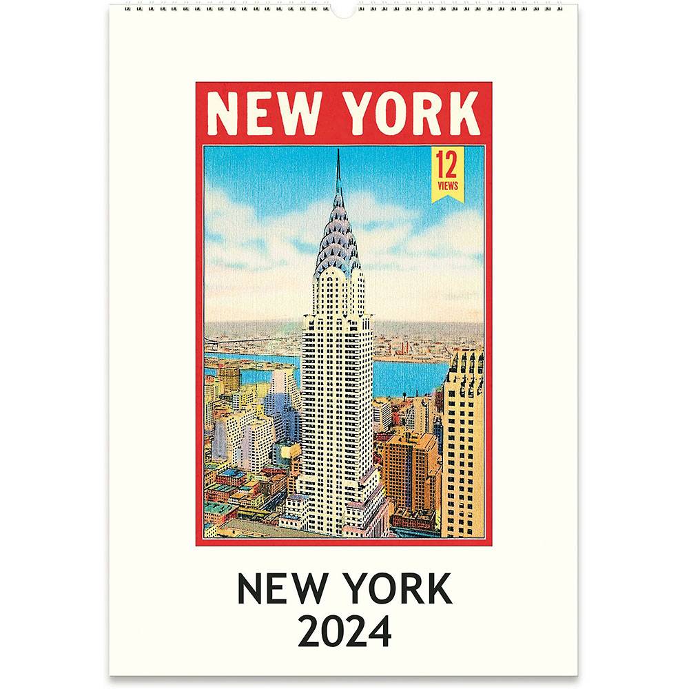 2024 Cavallini & Co. New York Wall Calendar