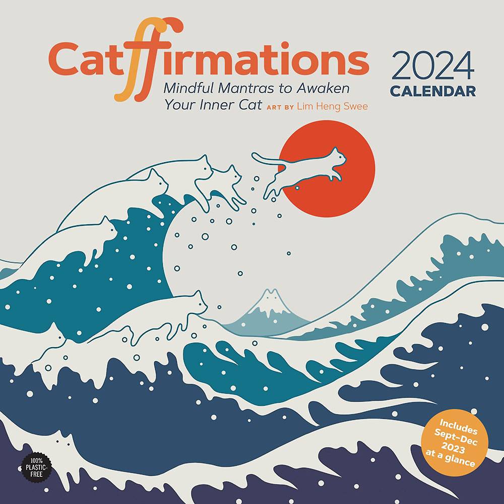 2024 Catffirmations Wall Calendar