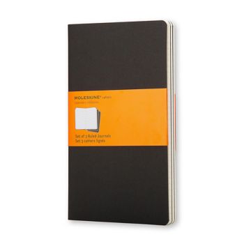 Moleskine Ruled Black Soft Cover Cahier Journals
