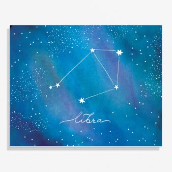 Constellation Libra Medium Art Print.