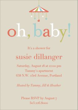 baby celebration invitation