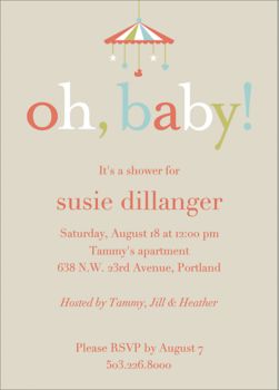 baby celebration invitation