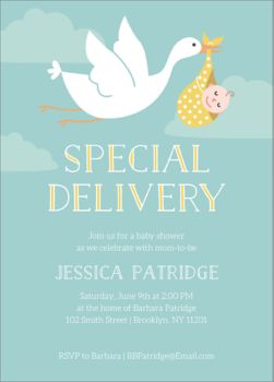 eco friendly baby shower invitations