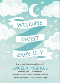 baby boy baby shower invitations