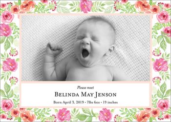 2019 birth announcements