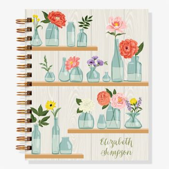 12 Month Bud Vase Custom Planner Paper Source