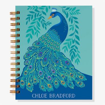 12-Month Peacock Custom Planner | Paper Source