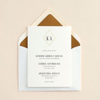diamond collection wedding invitations