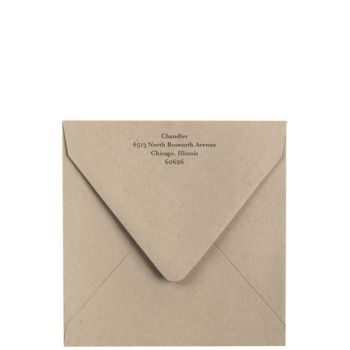 Printed 5.75" Square Envelopes Paper Source