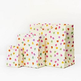 Valentine Tissue Paper Gift Wrapping Pink Red Hearts, 3-pk Set