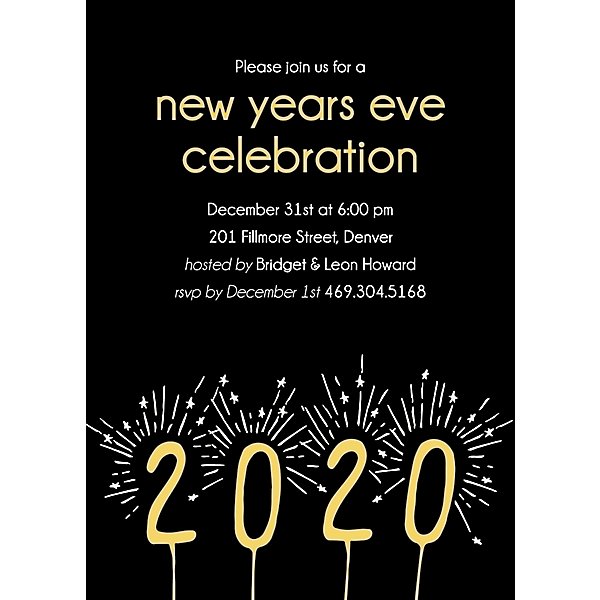New Year Party Invitation 9