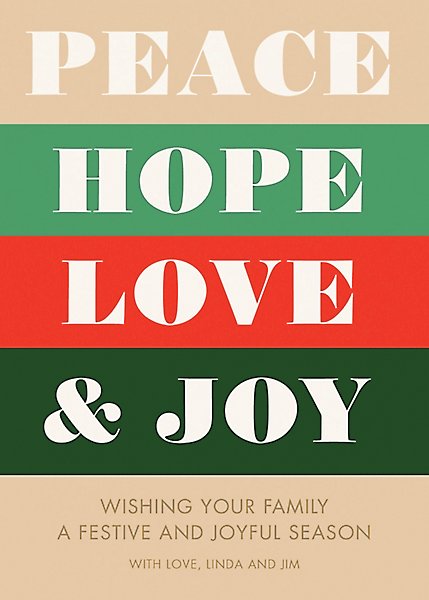 Joyful, Peaceful, Hopeful {Card} Joyful, Peaceful, Hopeful {Card}