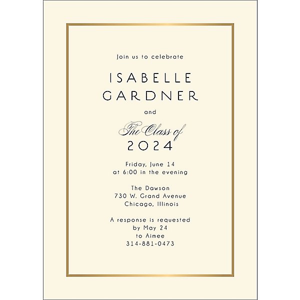 Roaring 20s Invitation and Decorations for Graduation, Great