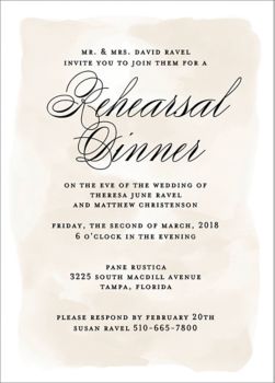 rehearsal dinner invitations